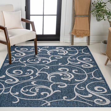 Maribel Traditional Classic All-Over Scroll Area Rug